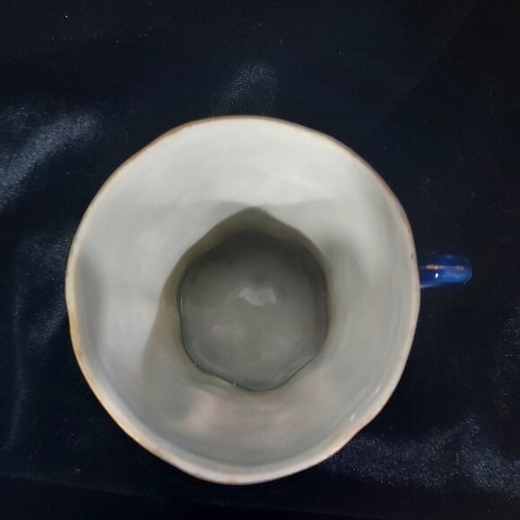 Nippon Hand Painted CHOCOLATE POT Cobalt Blue Gold Florial 12pc Set Antique - Picture 14 of 16